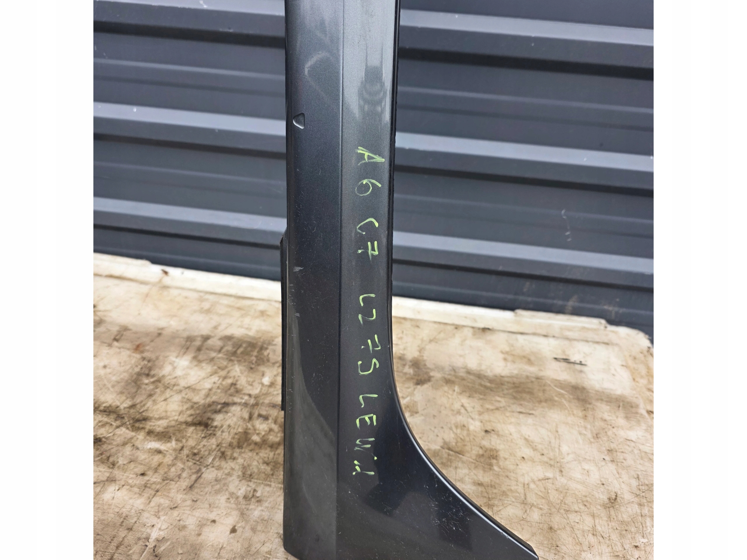 moulding threshold left AUDI A6 C7 sedan AVANT S LINE 4G0853855F LZ7S original