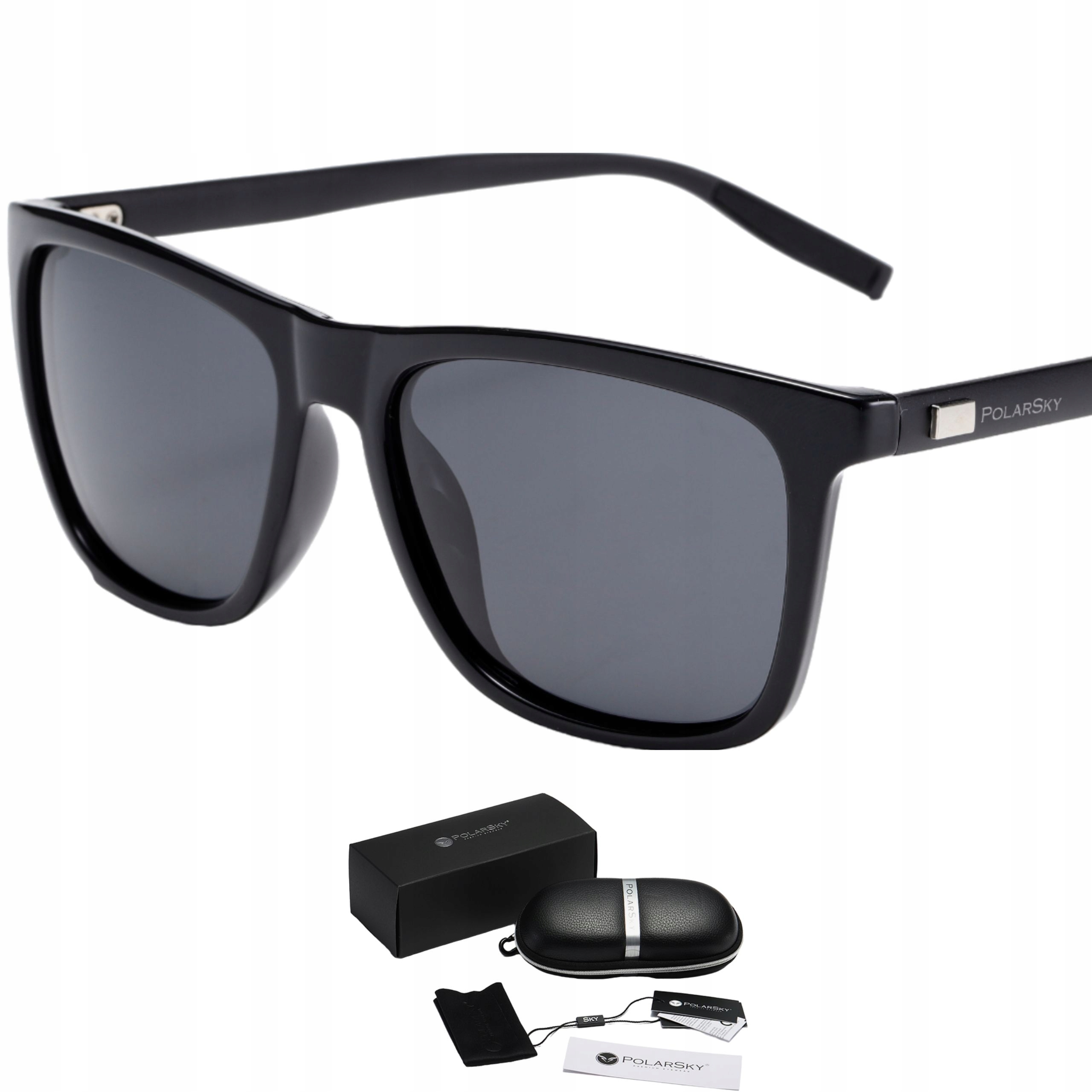 Okulary przeciwsłoneczne aluminiowe UV400 PolarSky w zestawie — 22