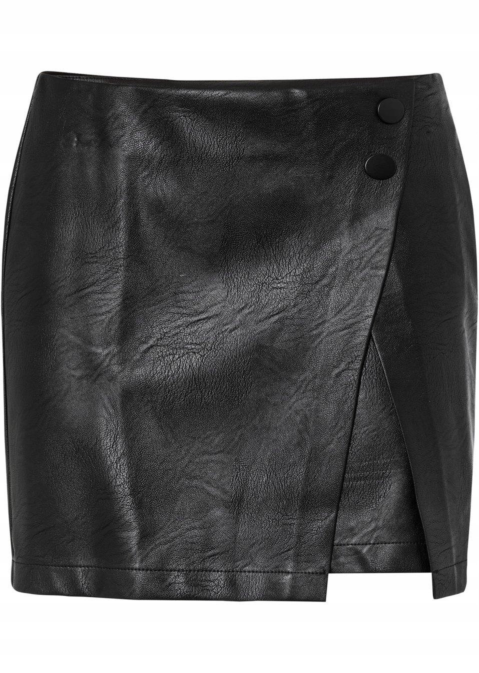 SPÓDNICA Z IMITACJI SKÓRY__46 Rozmiar 46