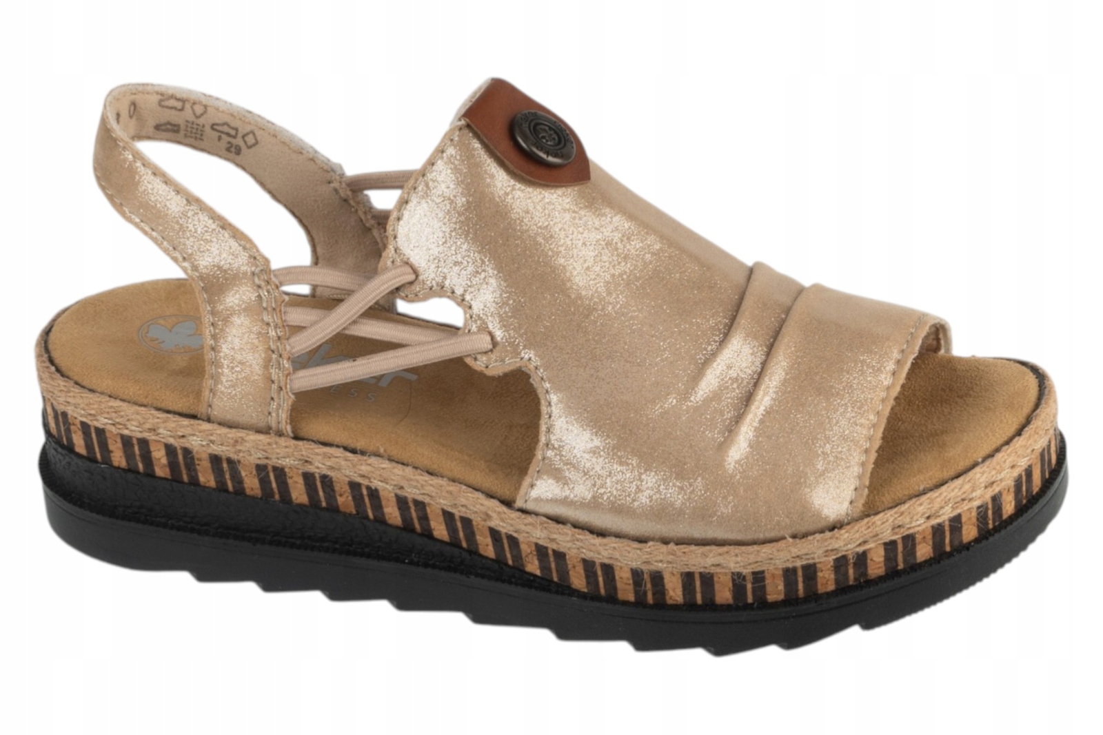 Rieker Sandals [39] Dámské sandály béžové