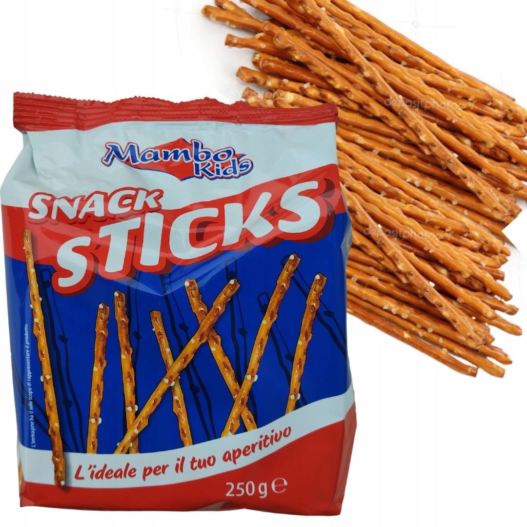 Paluszki Słone SNACK STICKS przekąska 250g solone 14570143770 Allegro.pl