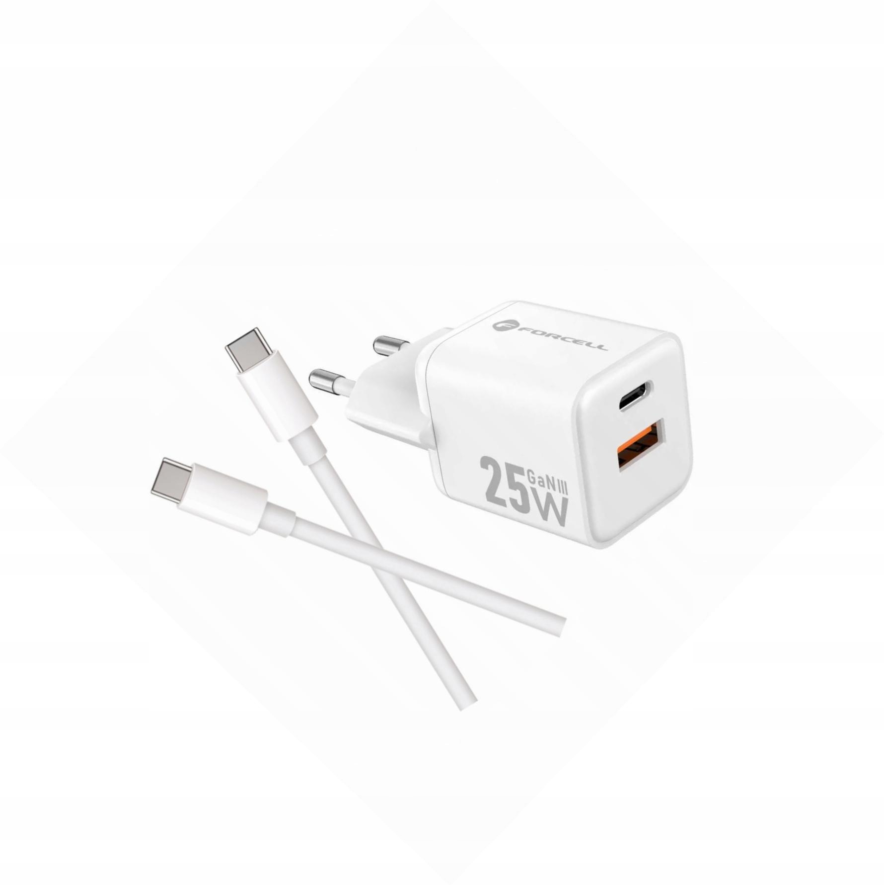 Szybka ładowarka Gan 25W z długim kablem Usb-c do Samsung Galaxy A13 5G