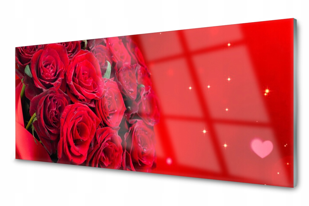 

Panel szklany do kuchni Róże Kwiaty Roślina 125x50