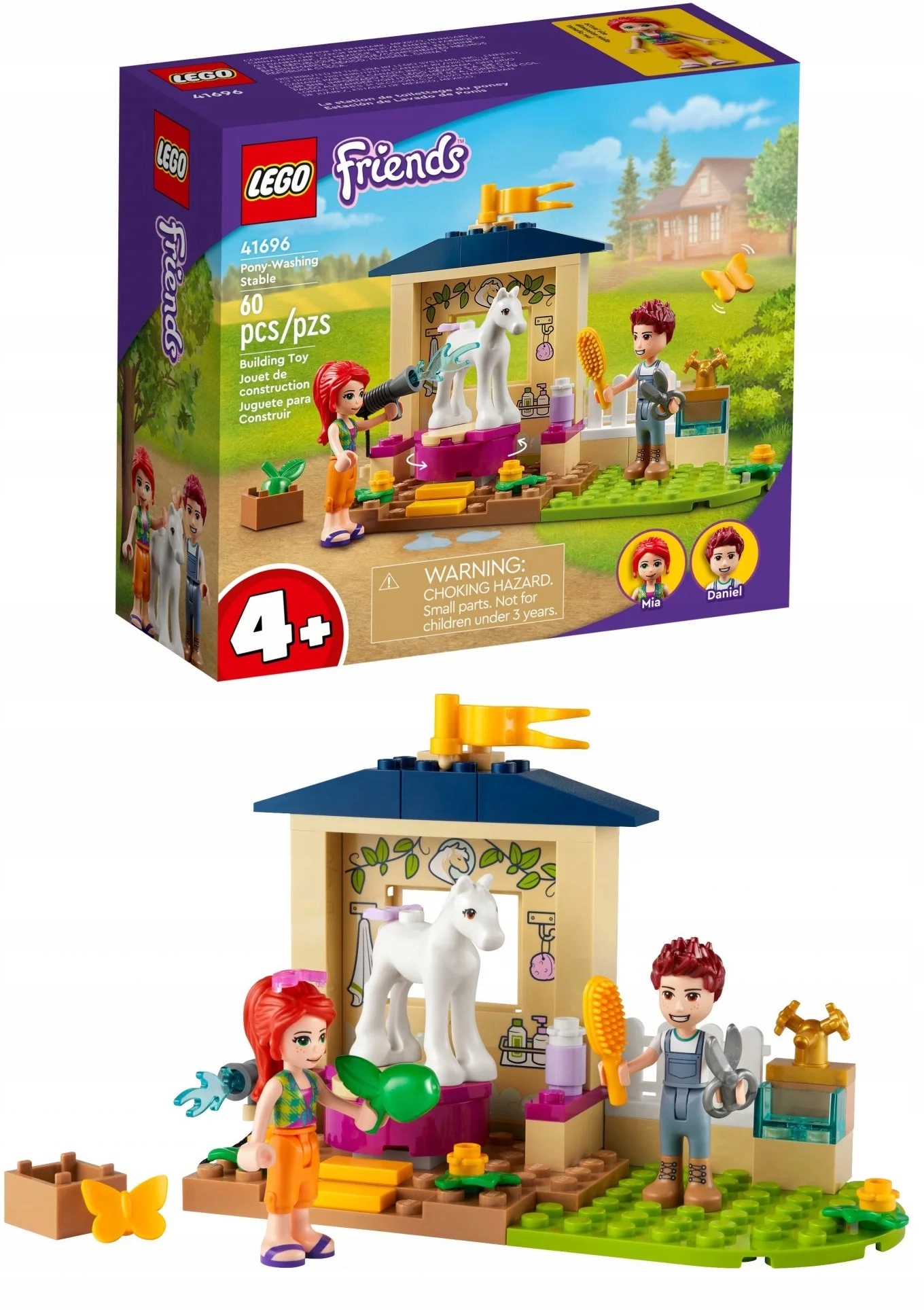 

Lego Friends 41696 Kąpiel dla kucyków w stajni