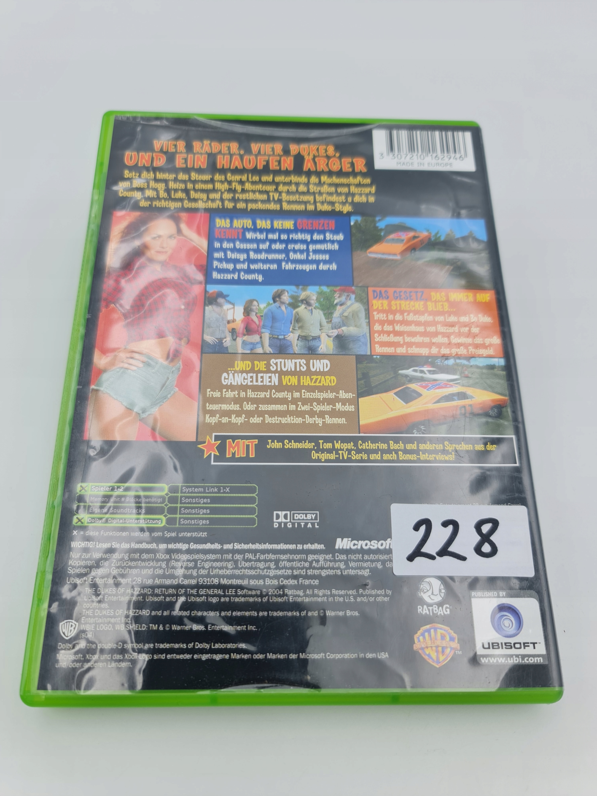 XBOX THE DUKES OF HAZZARD Platforma Xbox