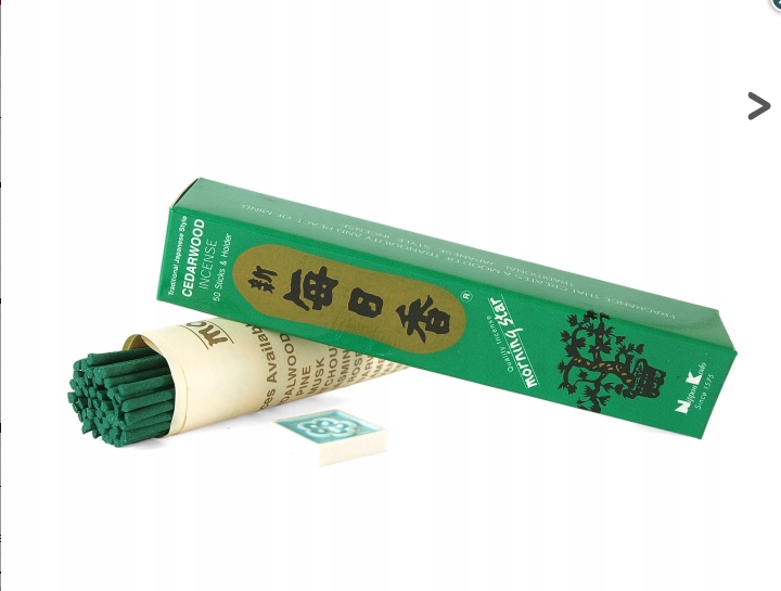 

Kadzidełka japońskie Morning Star Cedr 50 szt.