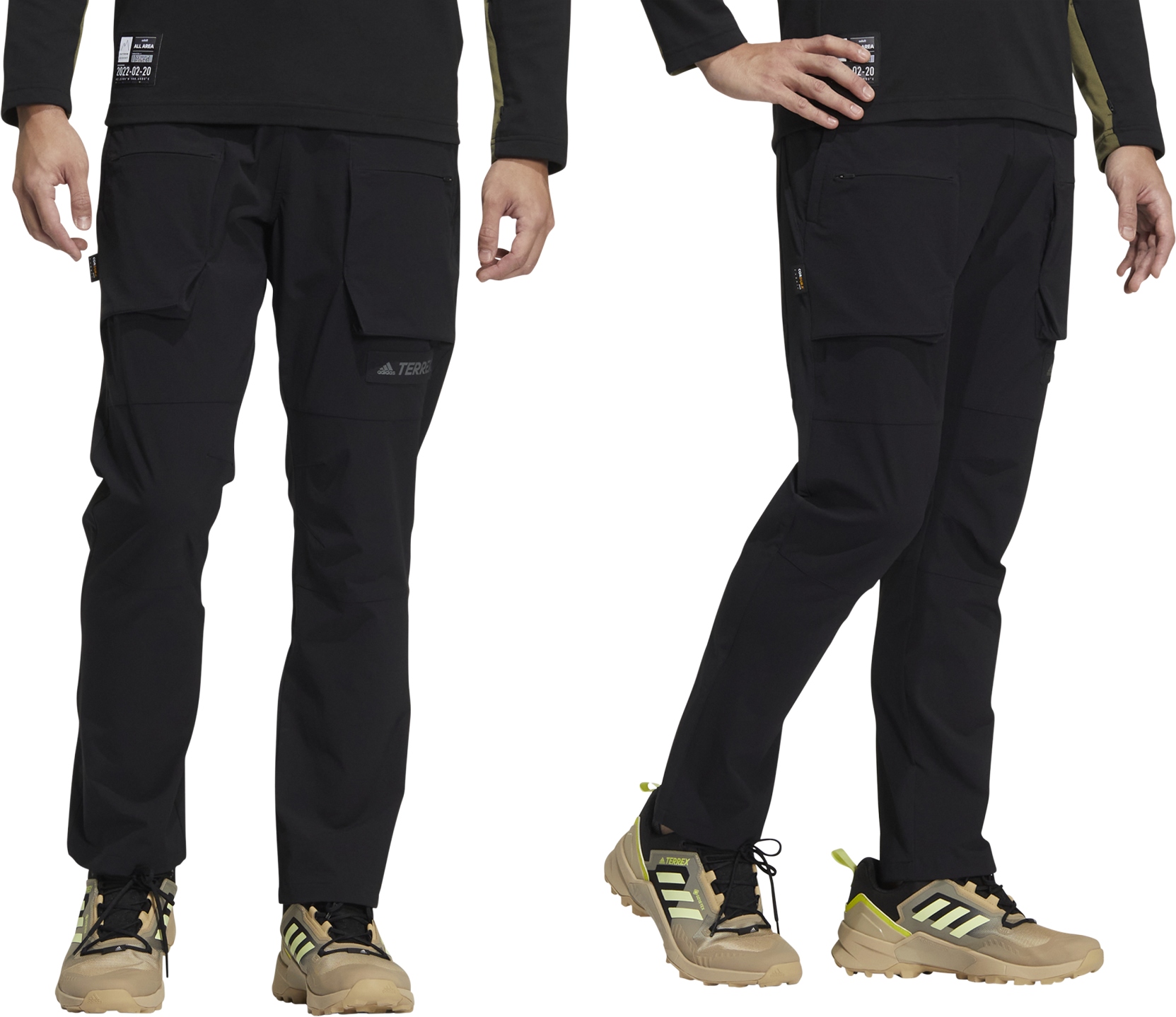 Adidas Terrex Spodnie Trekkingowe Turystyczne Męskie Cordura S