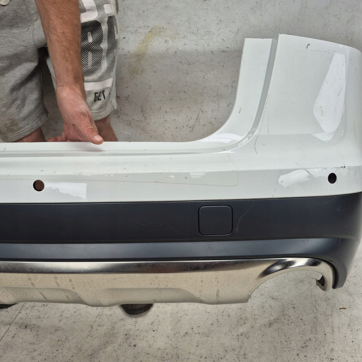 AUDI A6 4G ALLROAD LIFT 14- bumper rear part rear PDC