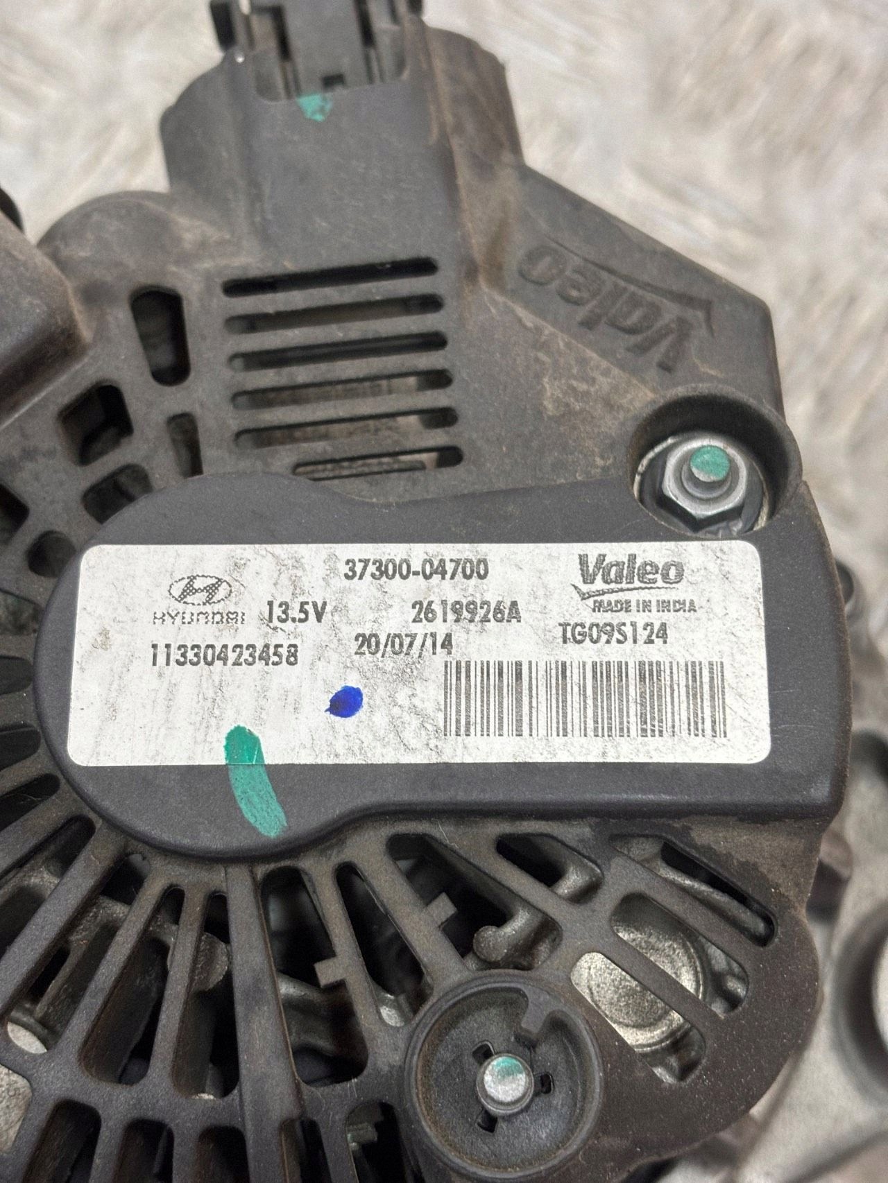 ALTERNATOR HYUNDAI I10 II 1.0 3730004700