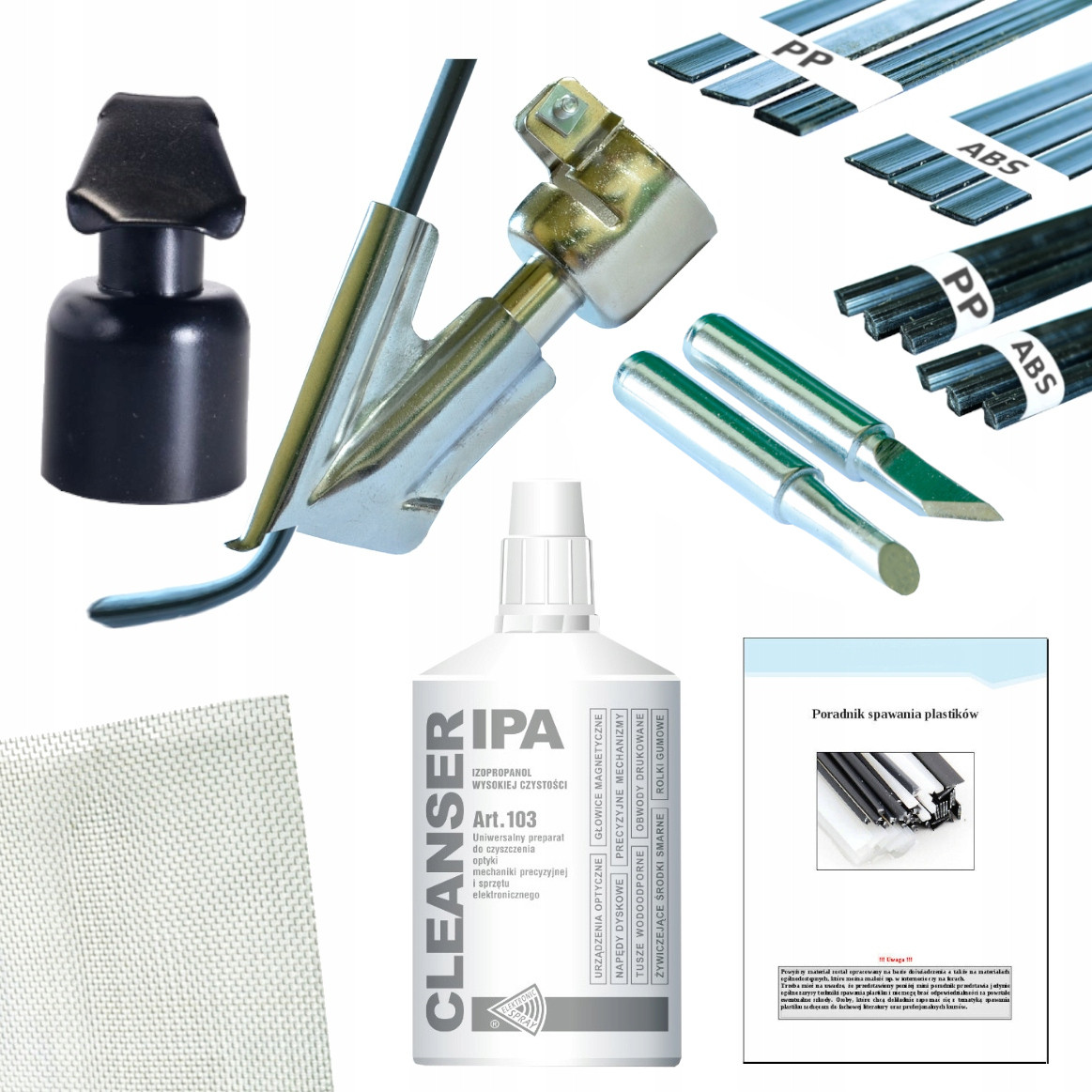 

Niezbędny Zestaw Spawarka Plastiku Starter Pack 3