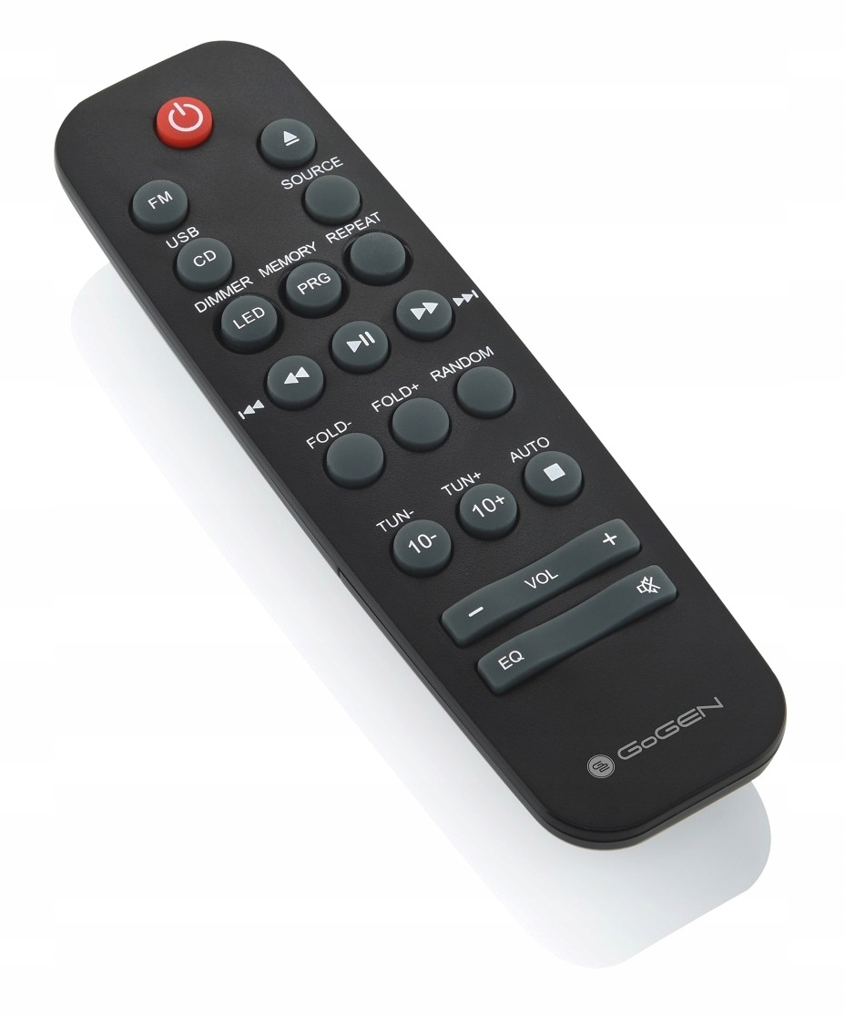 Wieża Bluetooth CD USB MP3 WMA RADIO GoGEN Kolor czarny