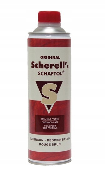 Přírodní olej na dřevo Scherell's Schaftol 500 ml Machoň