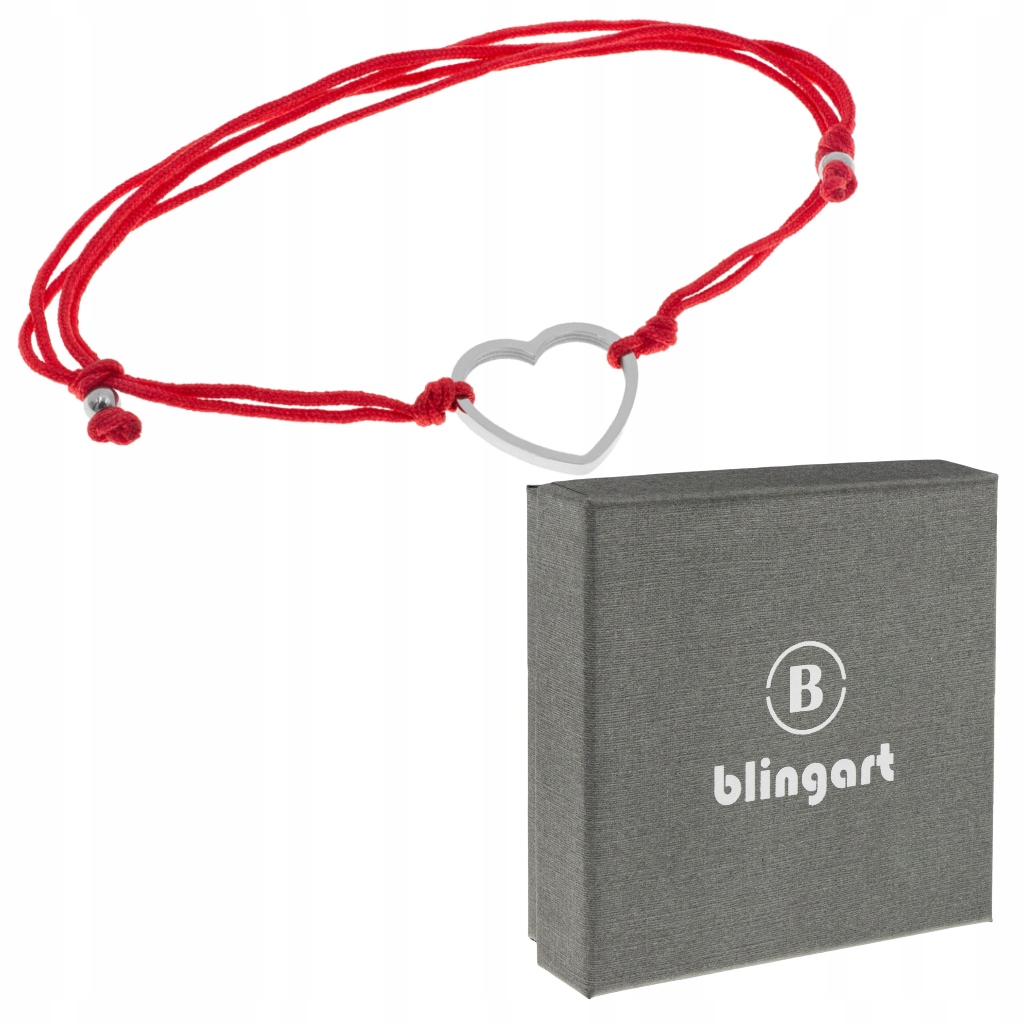 

Bransoletka Szczęścia srebrne Serce