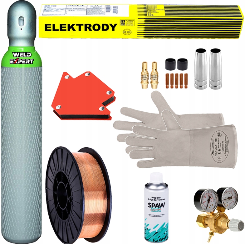 SPAWARKA MIGOMAT POWERMAT 220L PRO MMA TIG 3W1 Długość 450 mm