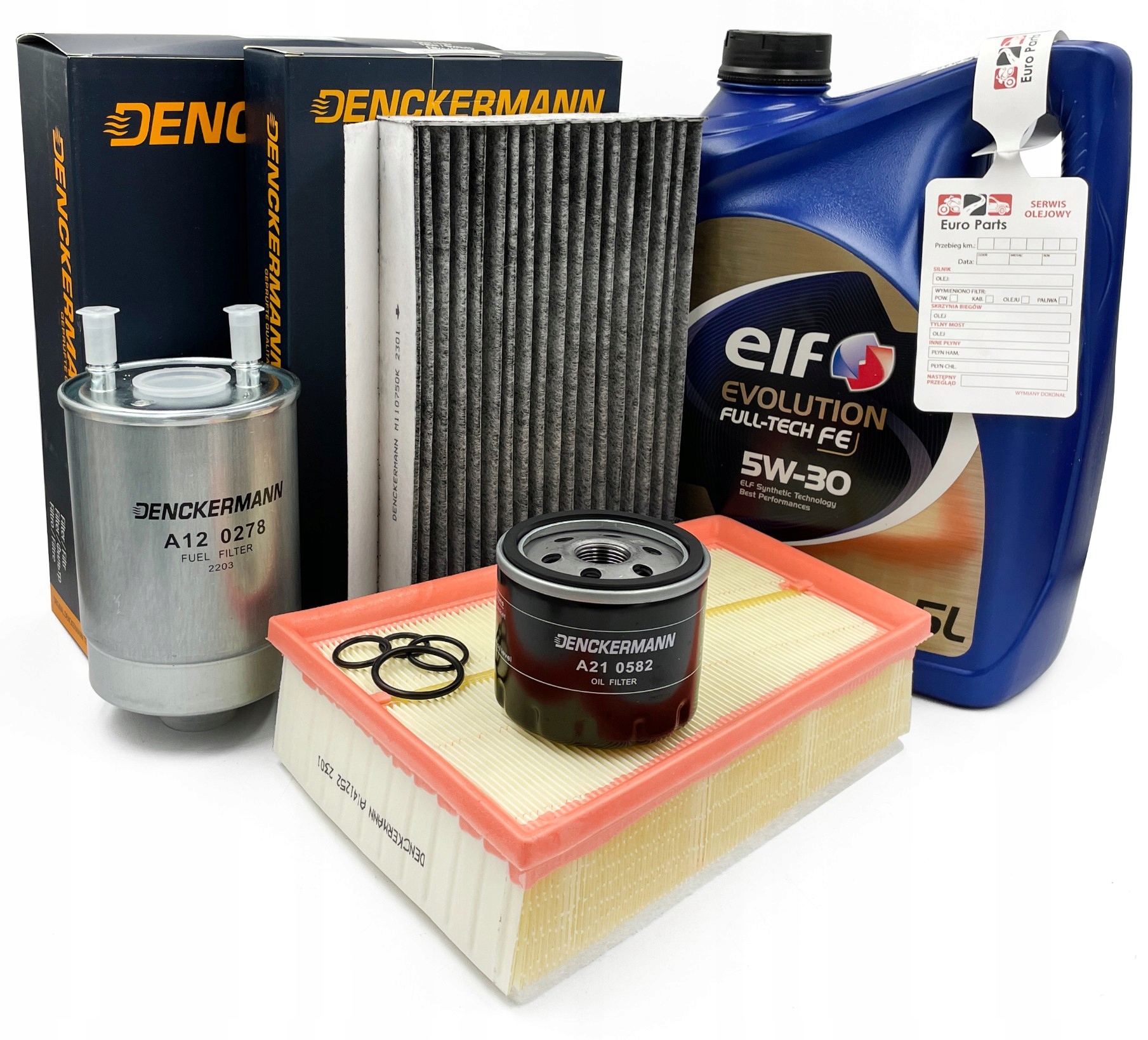 FILTRY + ELF 5W30 5L MEGANE III FLUENCE 1.5dCI