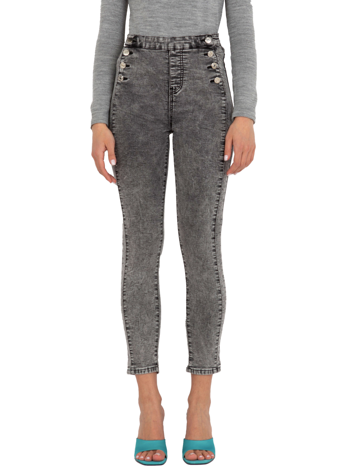 

Spodnie Jeansowe Damskie Jeansy Rurki