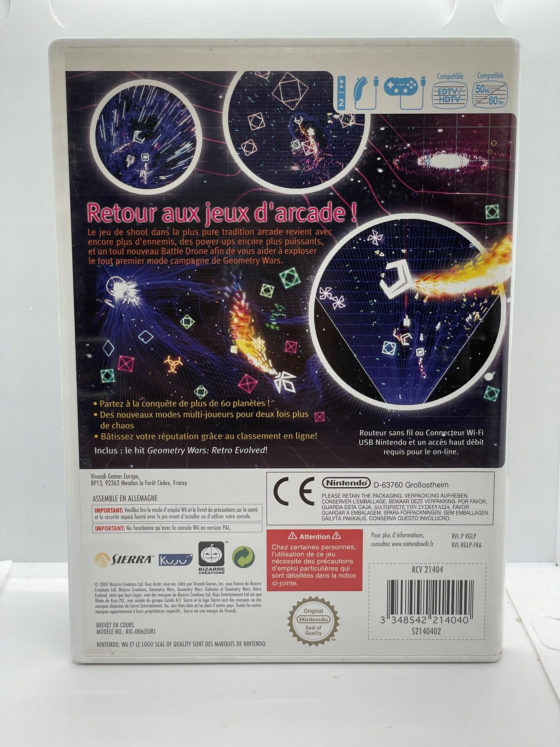 Gra Geometry Wars Galaxies Nintendo Wii Tytuł Geometry Wars: Galaxies