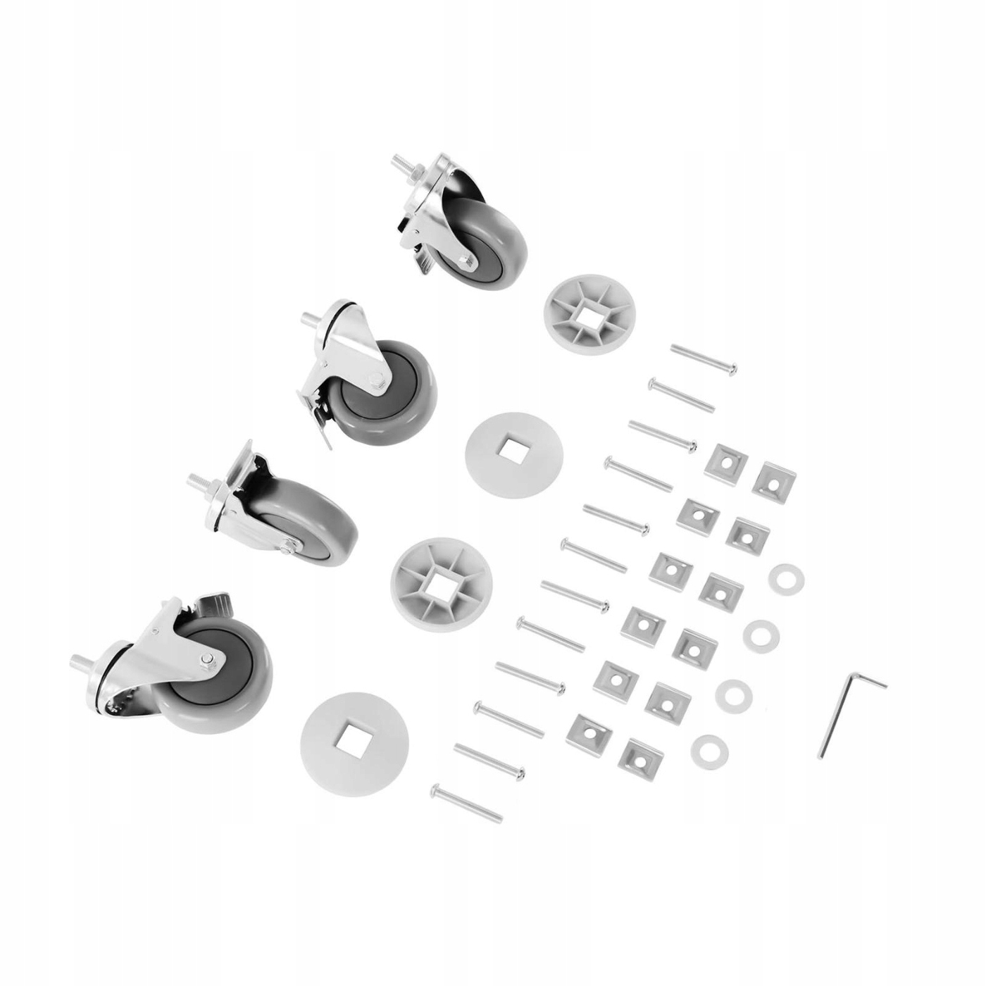 WÓZEK GASTRONOMICZNY KELNERSKI CICHE KÓŁKA 5 PÓŁEK Szerokość produktu 55 cm