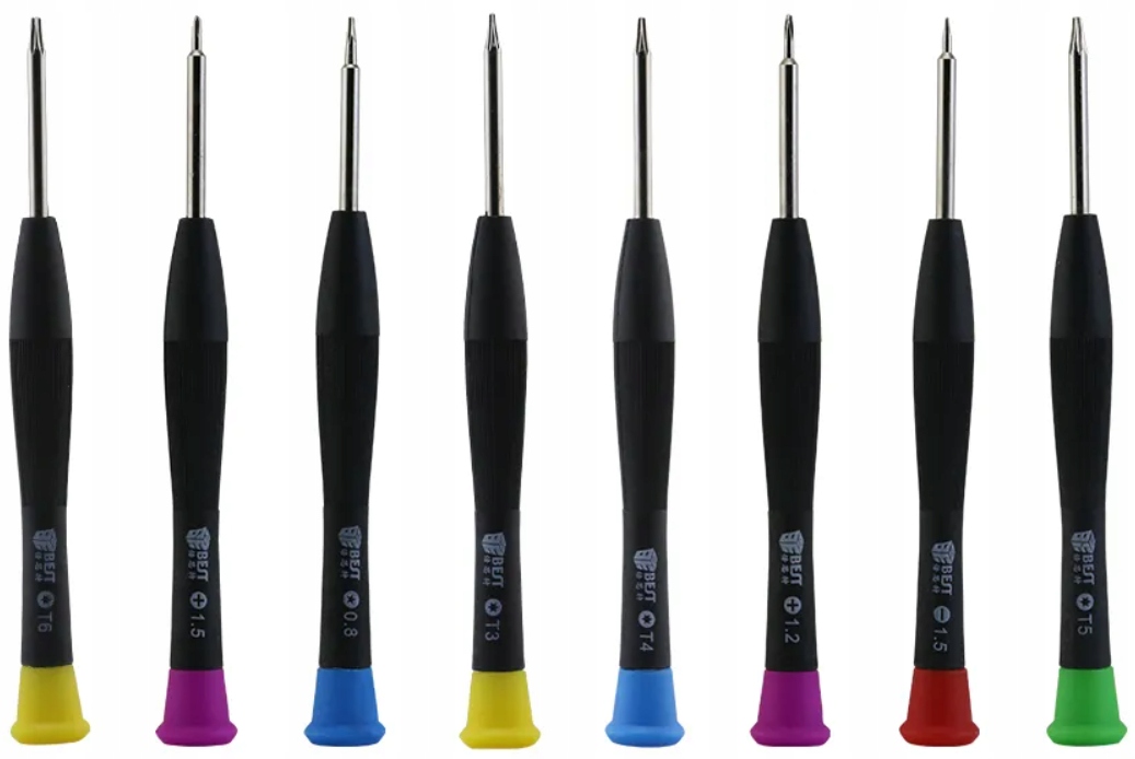 ZESTAW ŚRUBOKRĘTÓW 8w1 NAPRAWA TELEFONÓW TABLETÓW