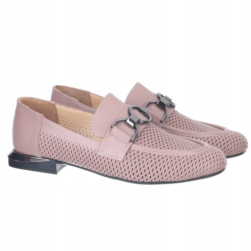 Dámské ažurové mokasíny Bombonella 10T 080.5400 47 T Clk Béžová Kůže VEL.36