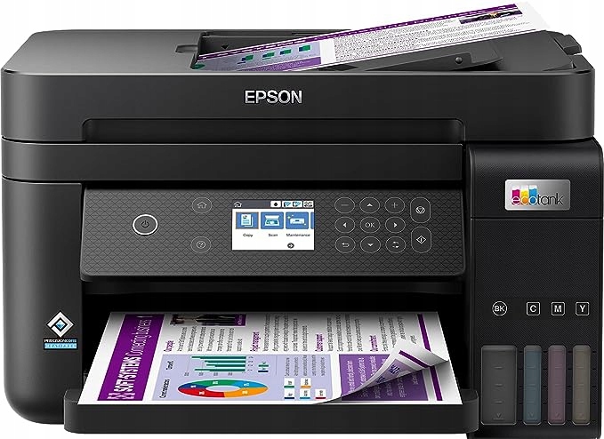 DRUKARKA WIELOFUNKCYJNA EPSON EcoTank ET-3850 WiFi ADF DOLEWANE TUSZE NOWA