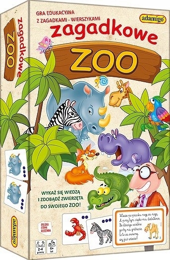 GRA EDUKACYJNA ZAGADKOWE ZOO gra z zagadkami