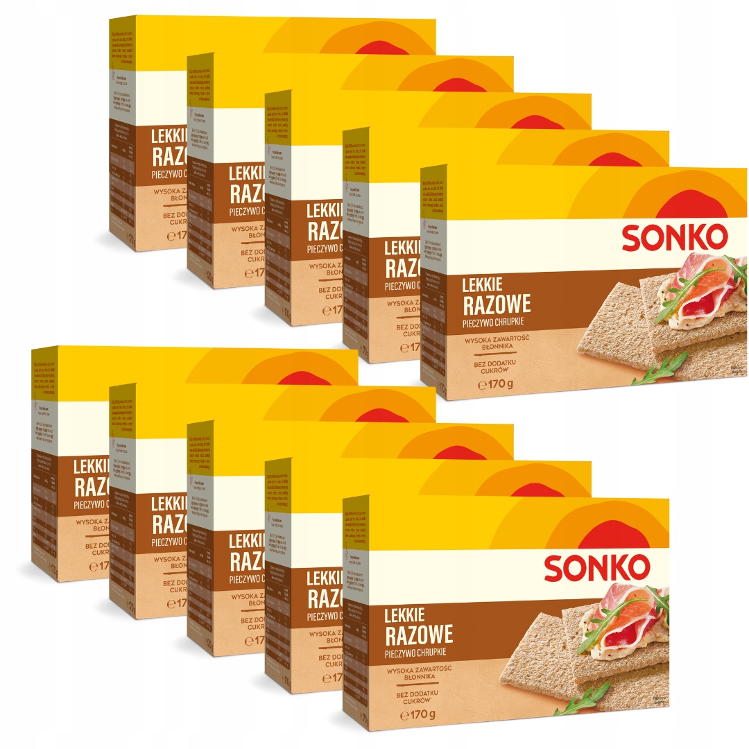 Levně Sonko Lehké Jednorázové pečivo 170 g x10