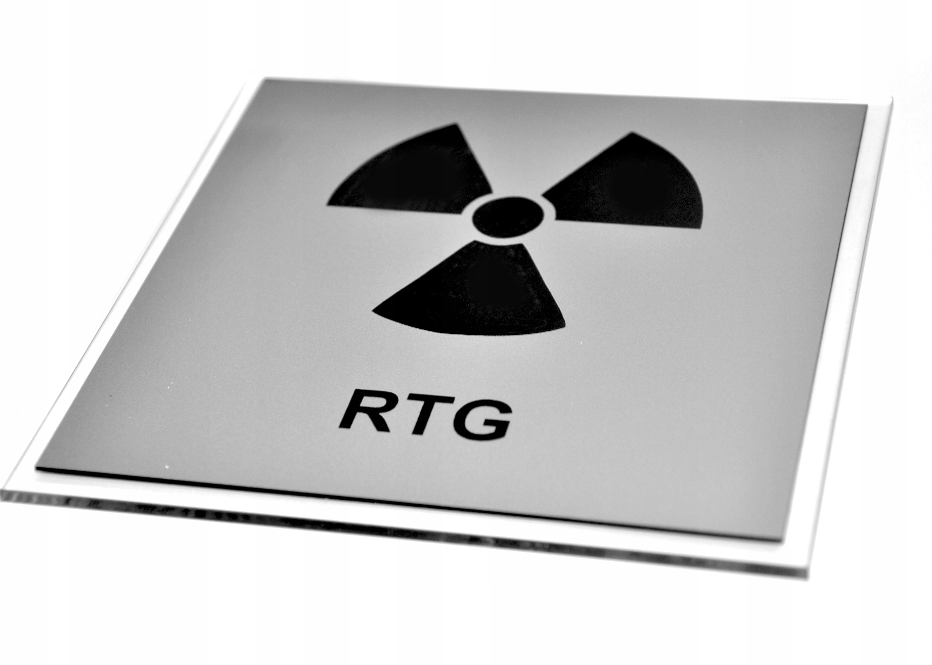 TABLICZKA, PIKTOGRAM RTG, EXTRA 10 X 10 CM