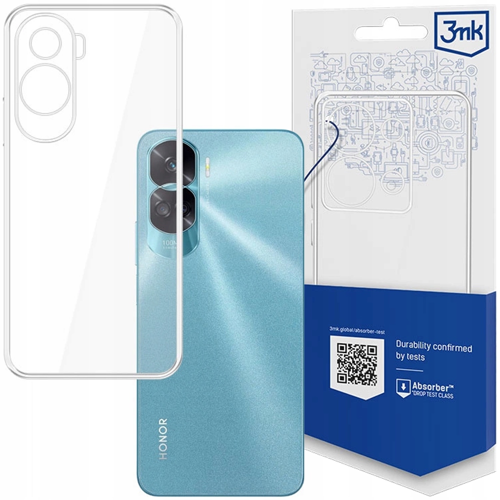 3MK Etui Do Honor 90 Lite Case Przezroczyste Ochrona Telefonu Z Poliwęglanu