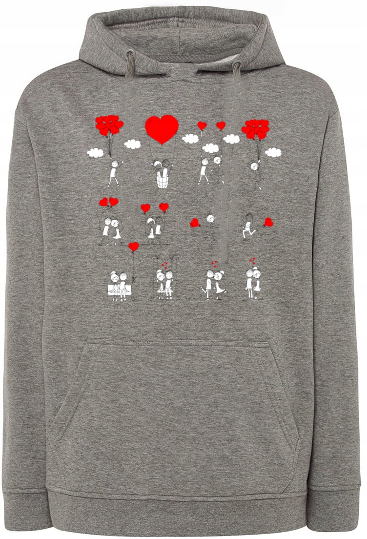 Valentýnská Mikina s potiskem Love Story vel. S