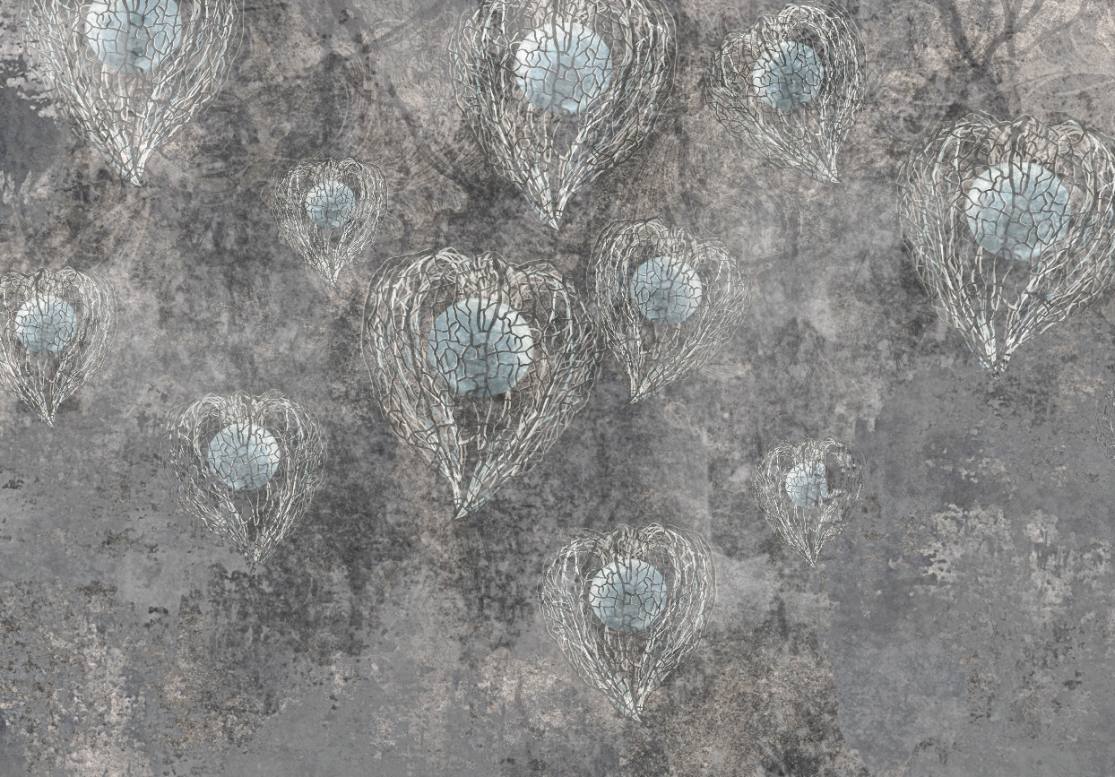 Fototapeta Šedá do obývacího pokoje 400 x 280 cm, struktura 350 g