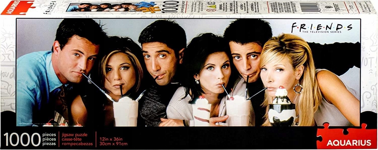 

Puzzle 1000 Friends Milkshake Przyjaciele Panorama
