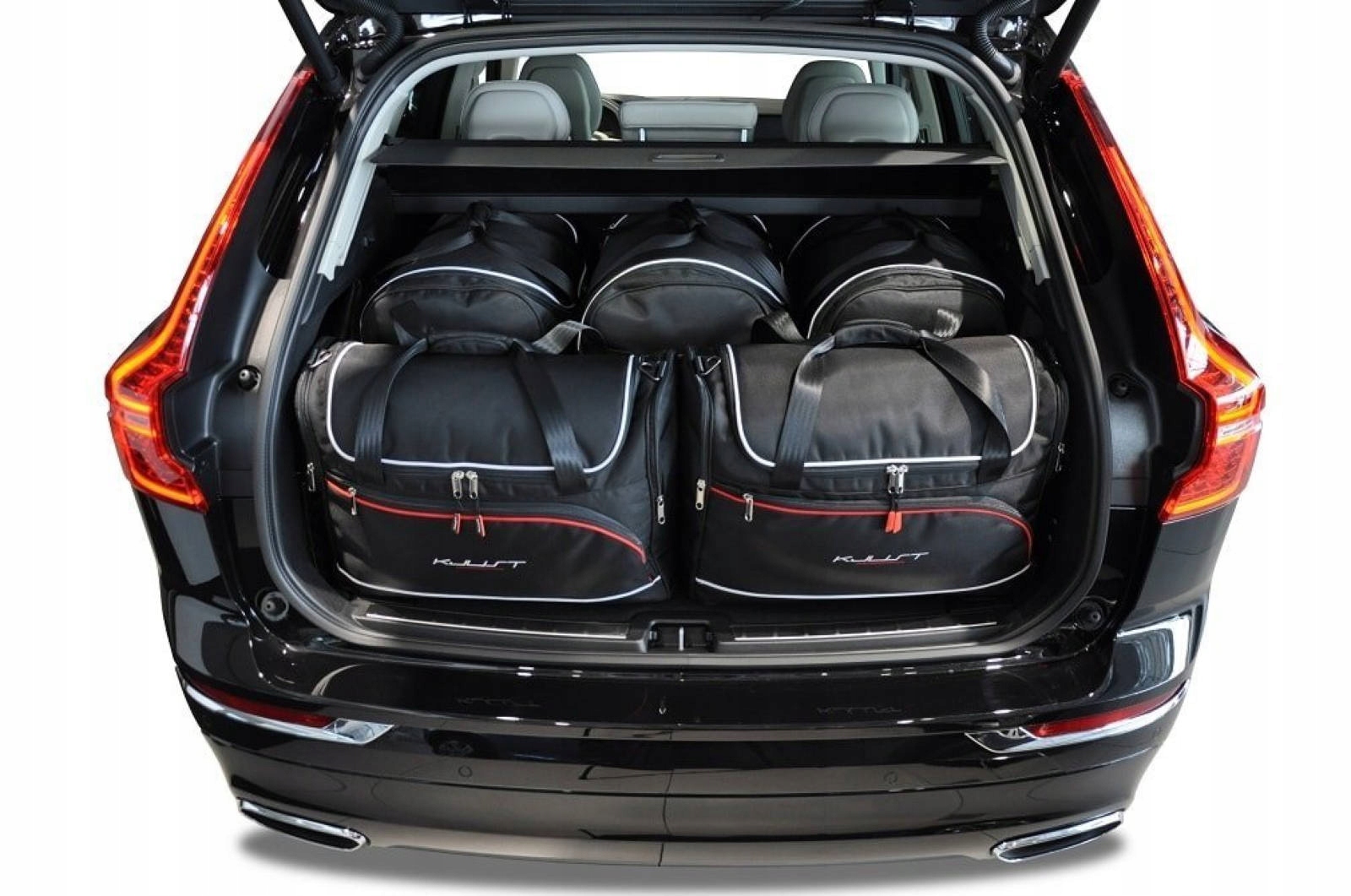 J&j Automotive Sada 5ks cestovných tašiek Aero pre Volvo XC60 2017+