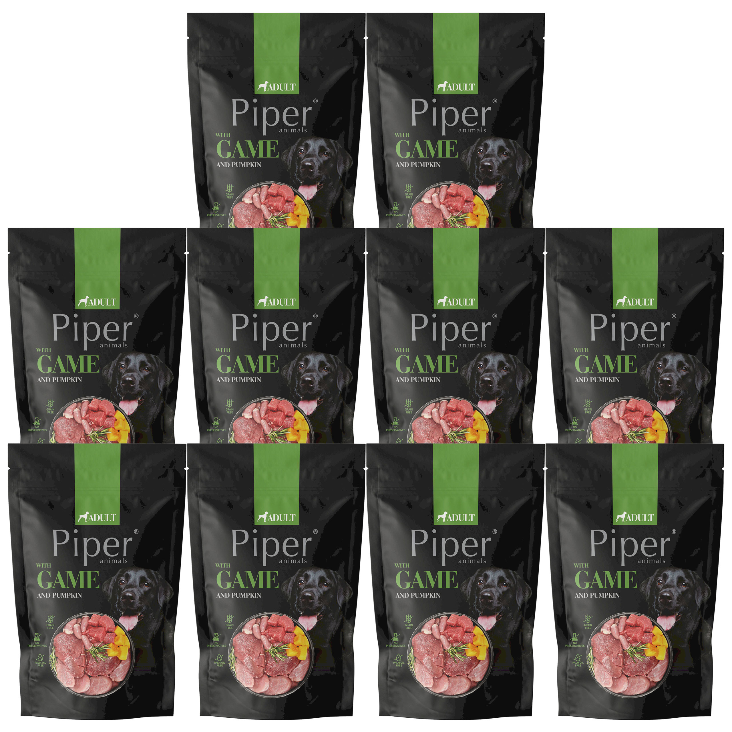 Levně Piper Krmivo mokré pro psa Dolina Noteci Zvěřina 500 g bez obilovin