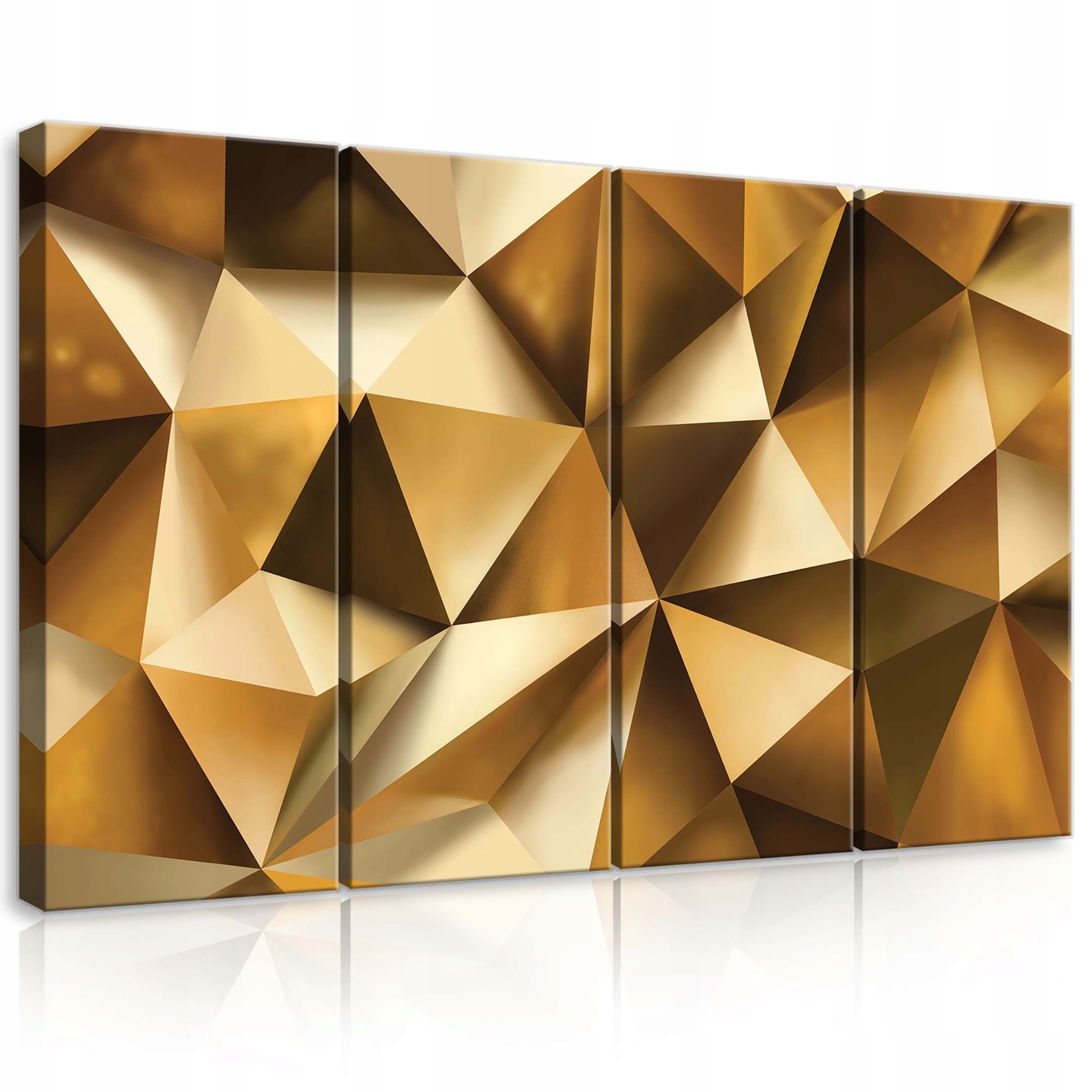 Obraz 120x80 Zlatá textúra geometria lesk abstrakcia moderný luxus