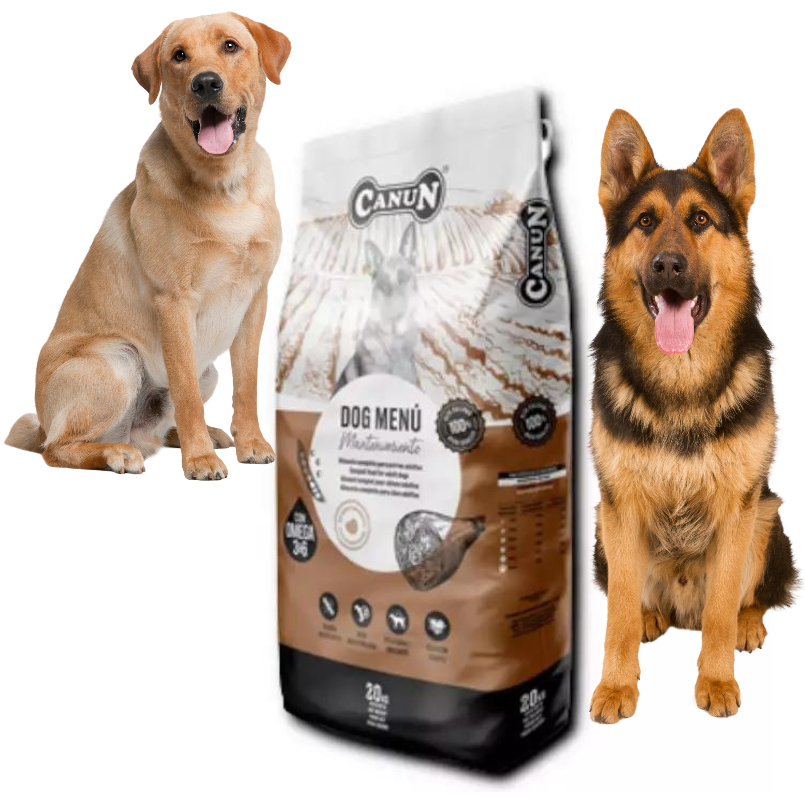 Sucha karma dla psa Canun Dog Menu 20kg Duże i Średnie Rasy