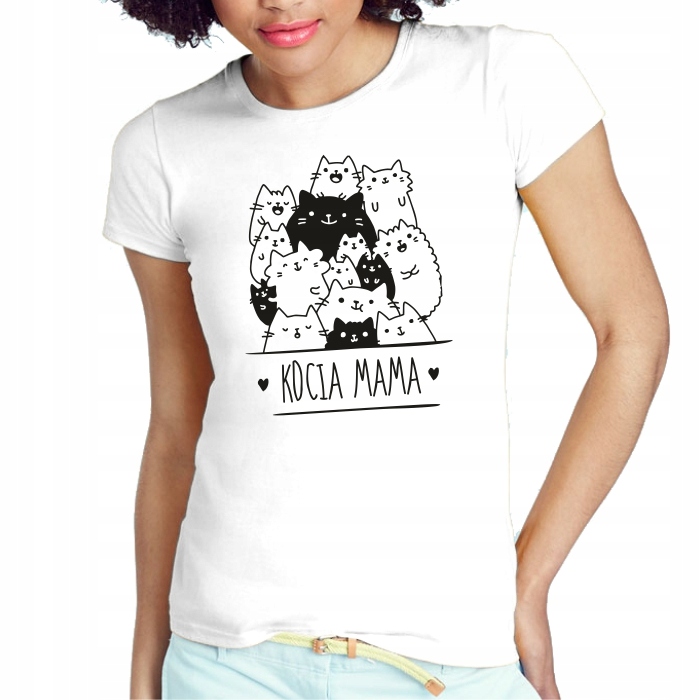 

Damska Koszulka Z Kotem Not Today Modne Koszulki M