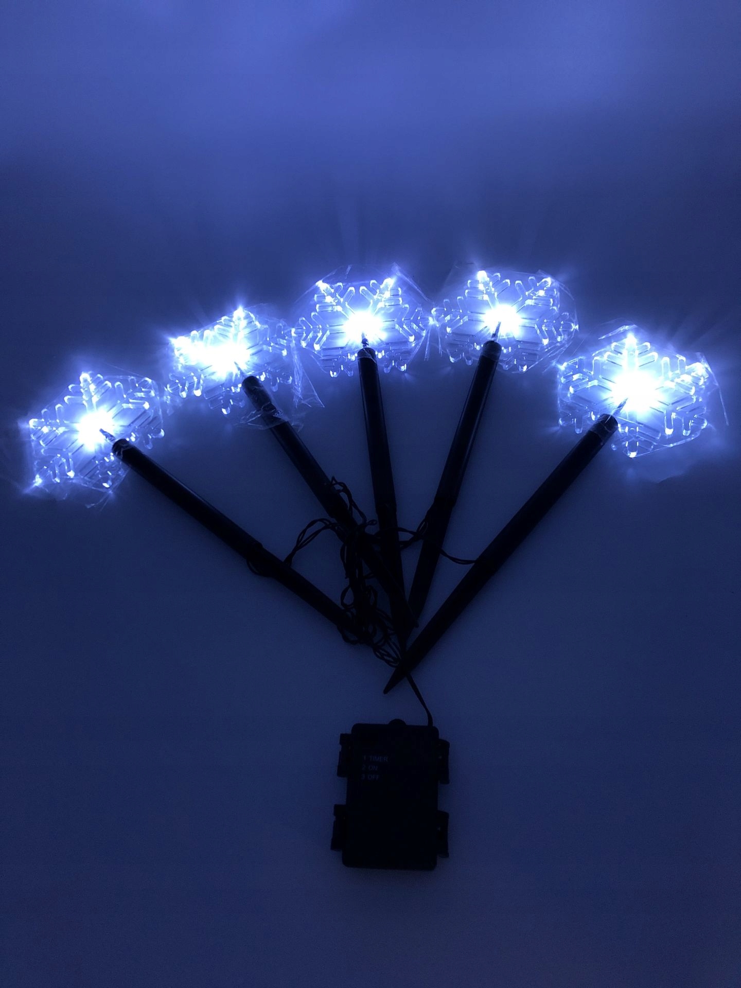 Lights4fun oświetlenie zewnętrzne płatki śniegu Marka inna