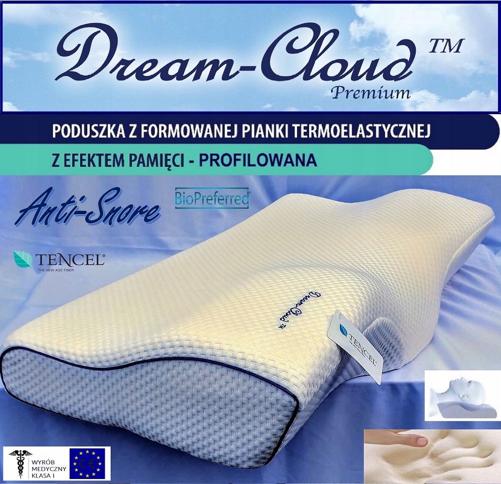 

Poduszka Profilowana Dream-Cloud Premium Bio L
