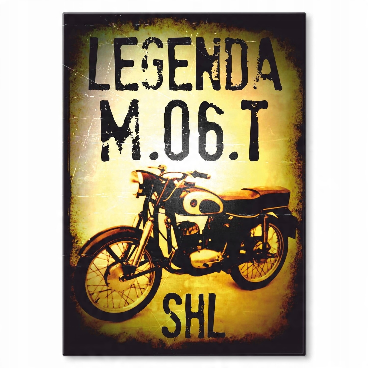 

Motor Metal Blacha Obraz Motocykl Shl M06T