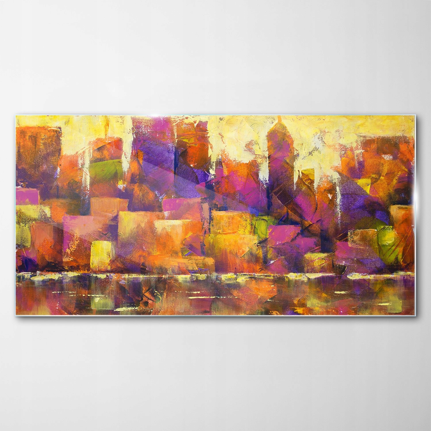 

Obraz Szklany Dekor Miasto Sztuka Krajobraz 120x60