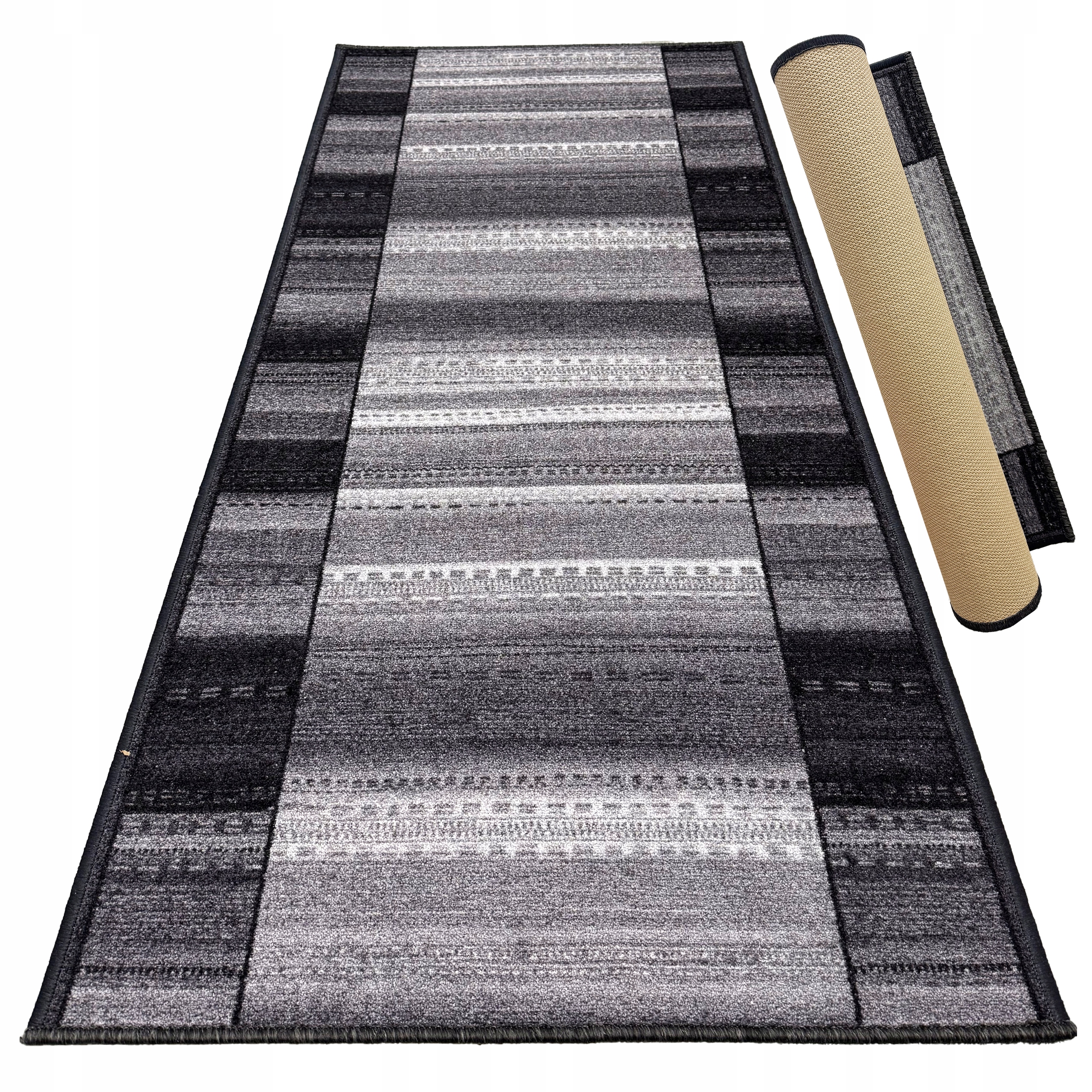 Koberec Do Předsíně Chodby Hotový Rozměr 100X130 Imperia Grey Run 4MM