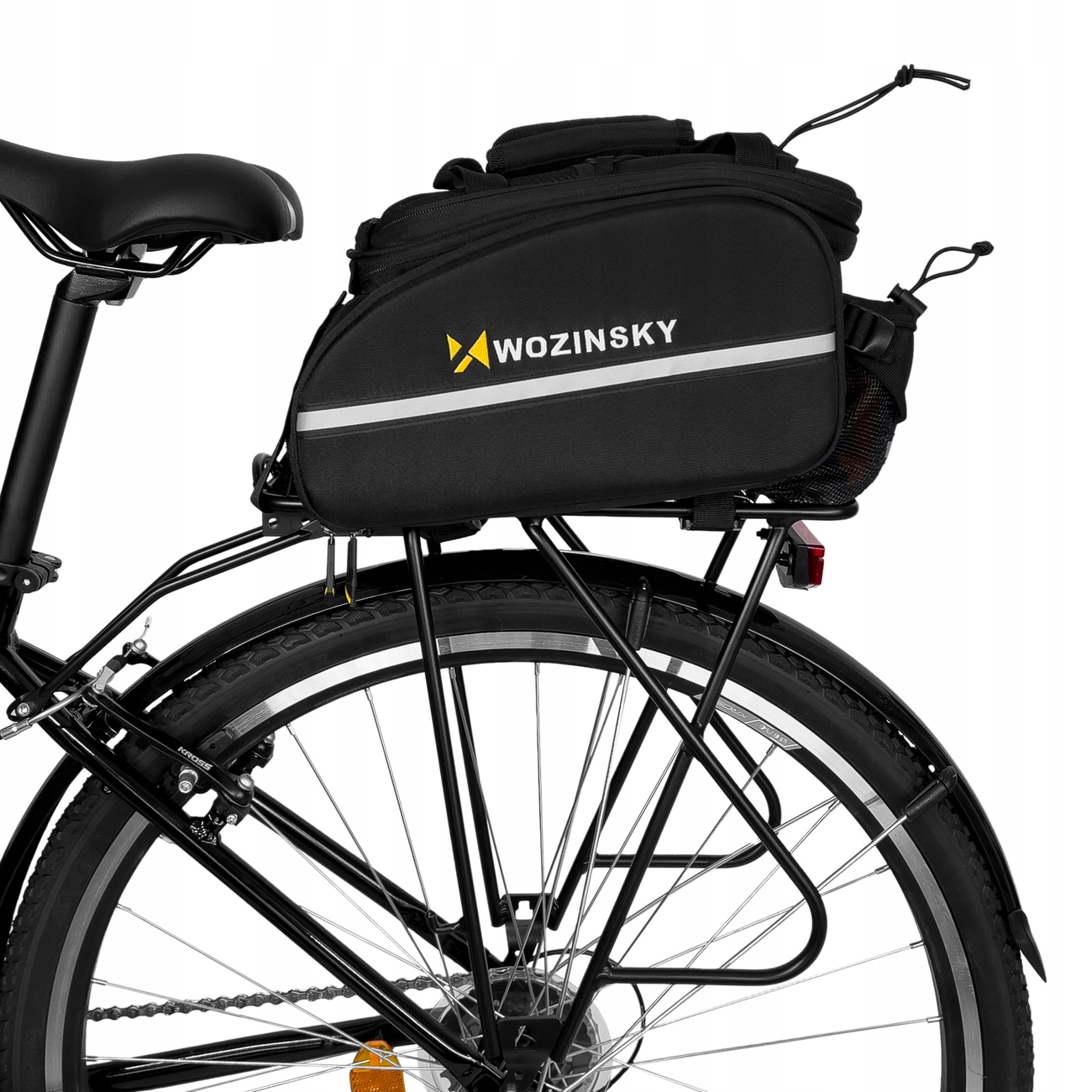 WOZINSKY SAKWA ROWEROWA TORBA NA BAGAŻNIK POJEMNA TORBA ROWEROWA KUFER 35L Marka Wozinsky