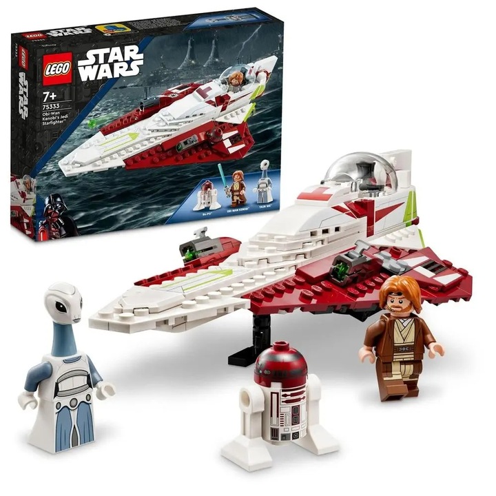 Lego Star Wars 7+ Letadlo, Loď – Stíhačka Jediho Obi-wana Kenobiho 75333