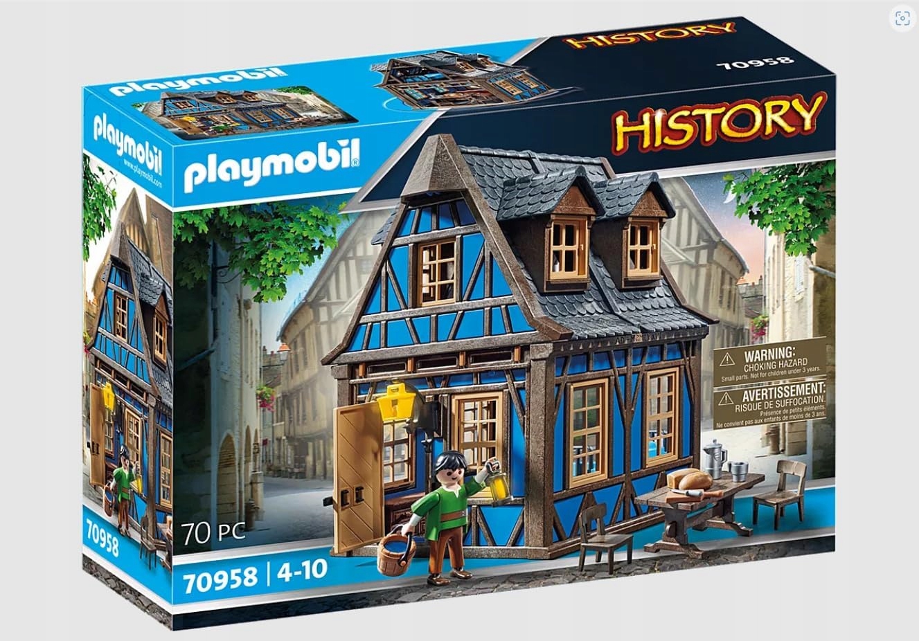 Zestaw Playmobil 70958 Średniowieczny dom 2