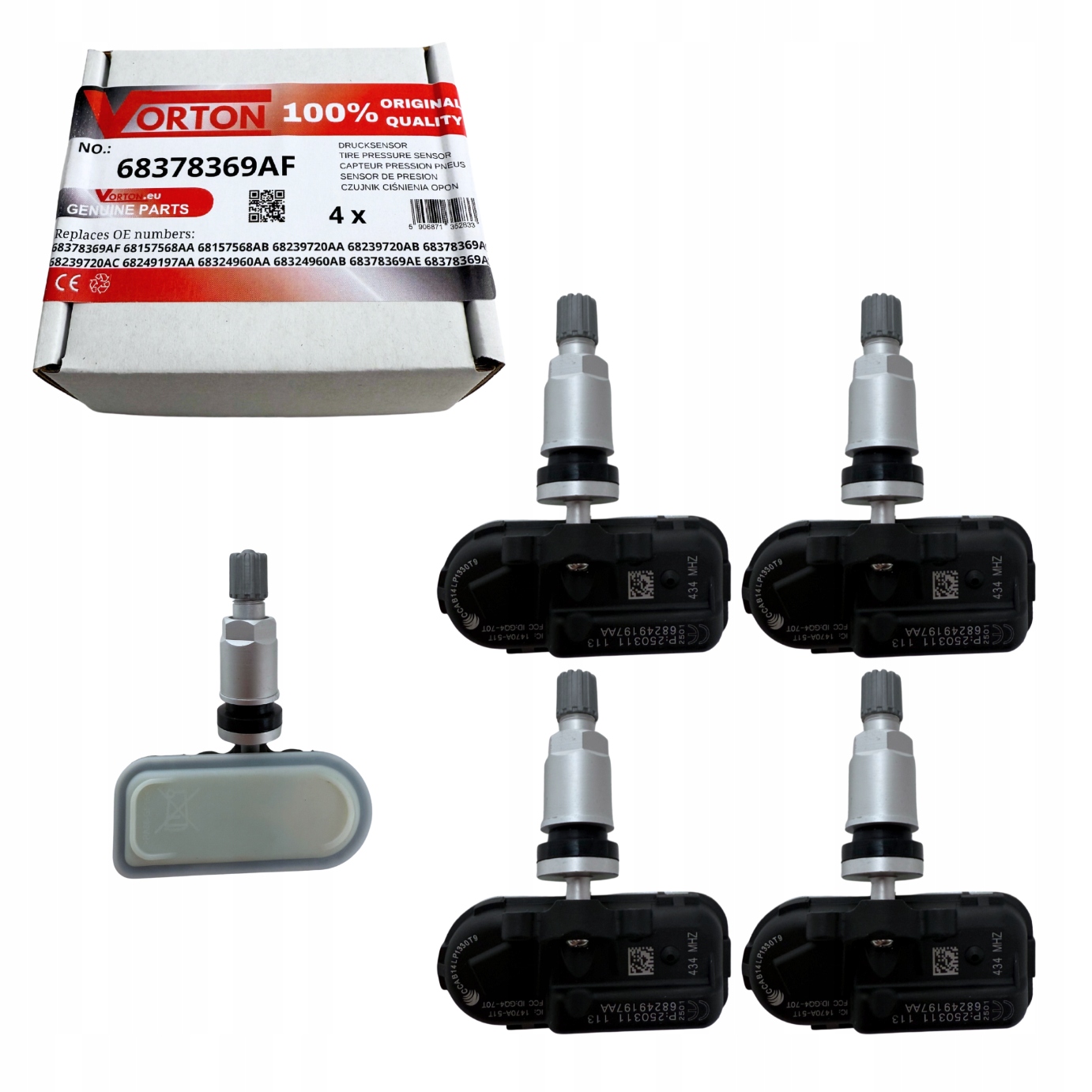 Snímače Tlaku Vzduchu Pneumatík Tpms Ram 1500 2500 3500 Jeep Cherokee