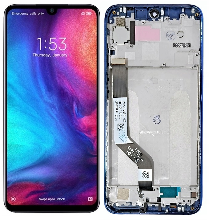 

LCD Wyświetlacz Dotyk Xiaomi Note 7 Ramka Niebeska