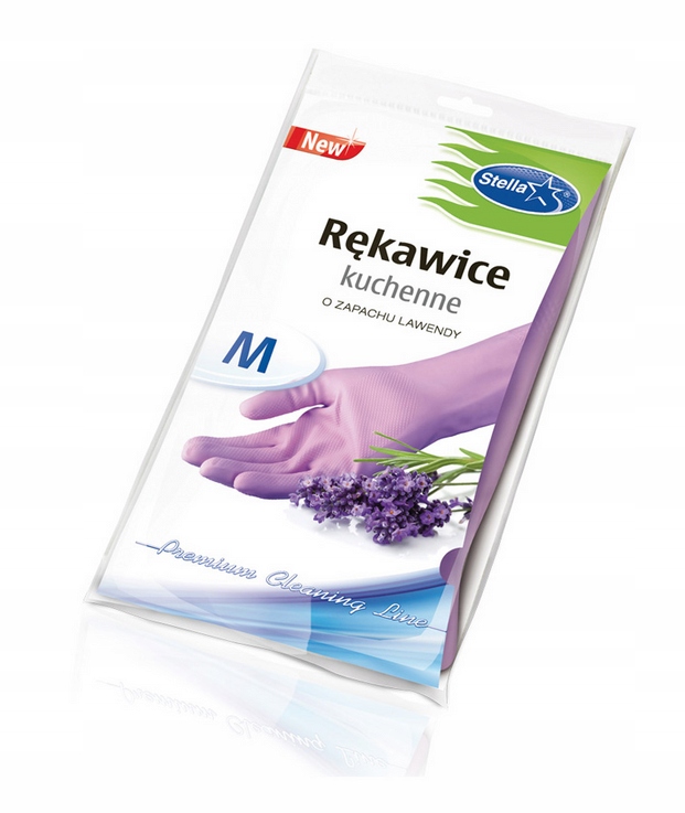 

Stella rękawice kuchenne gospodarcze M lawenda