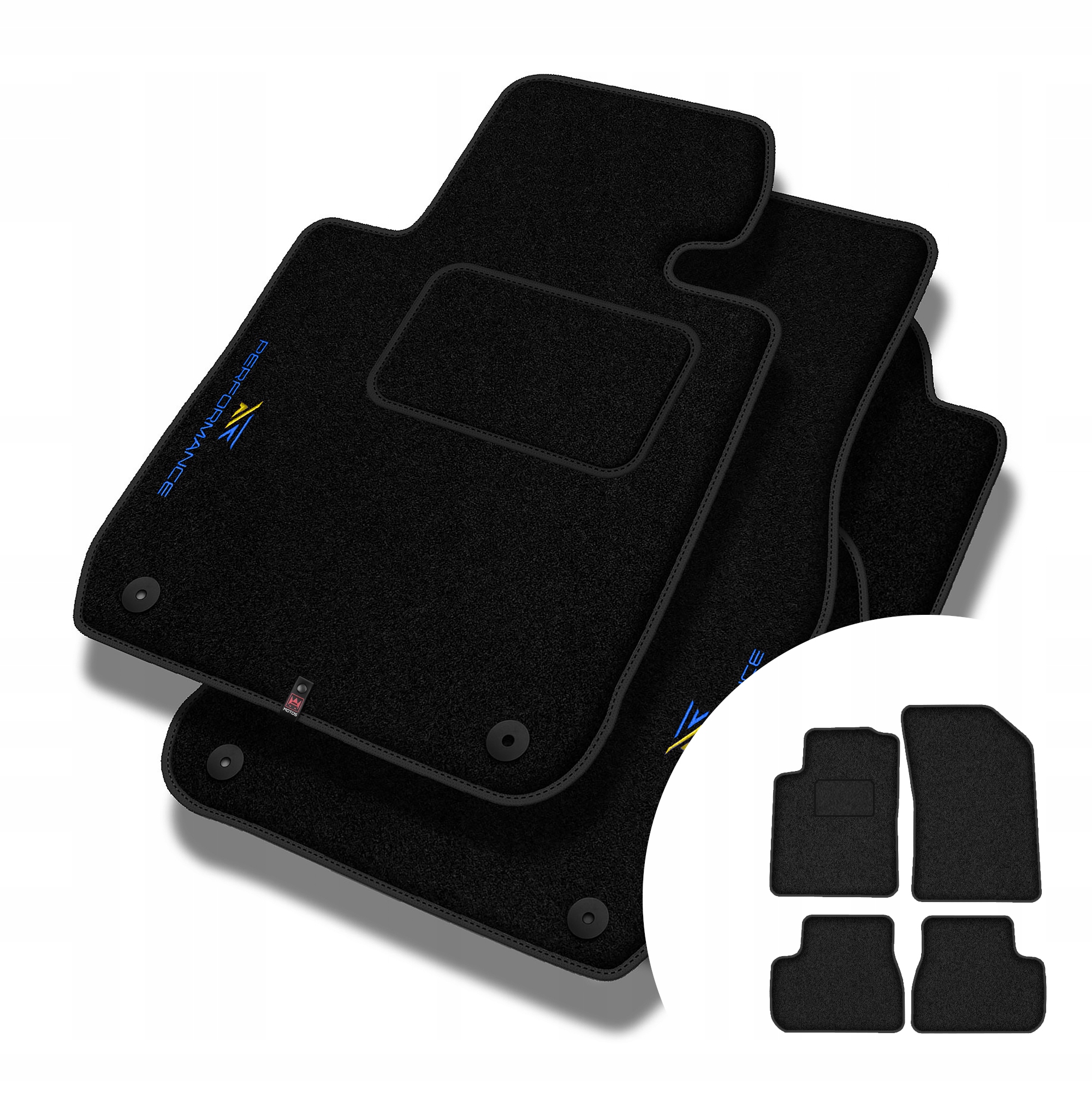 Velurové koberce Performance pro Citroen DS3 2010-2016