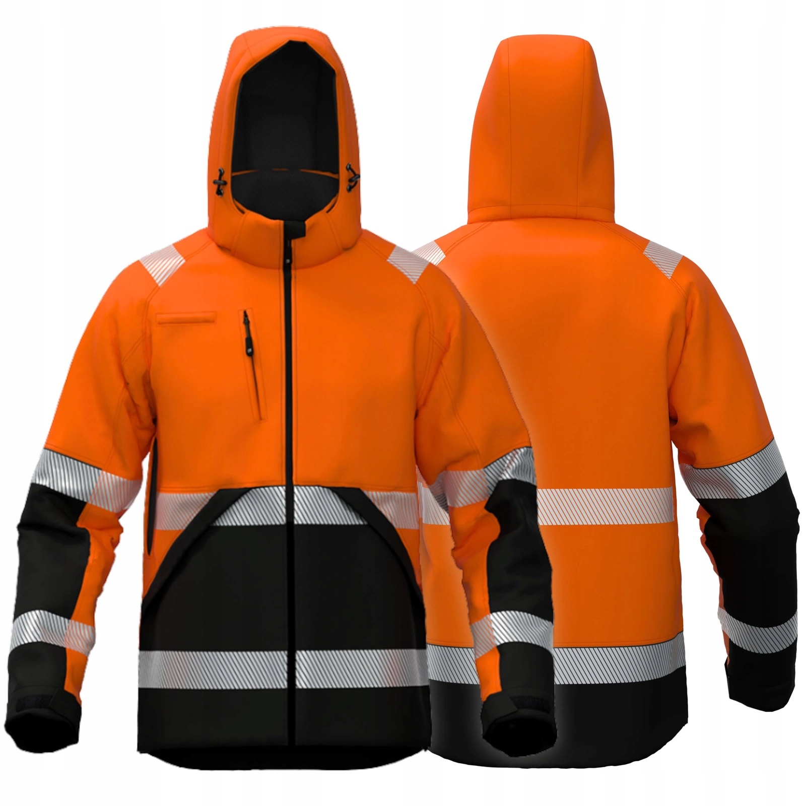 Kurtka robocza ocieplana wodoodporna odblaskowa BoSafety Valencia M